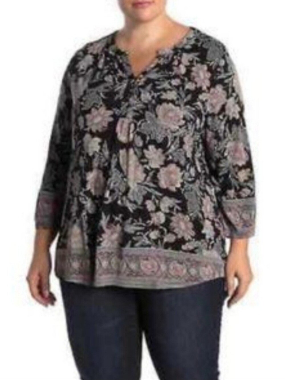 Lucky Brand Tunic Blouse